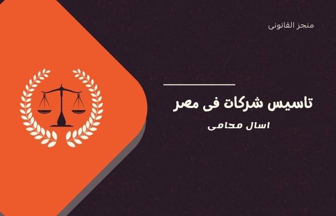 تاسيس شركات فى مصر
